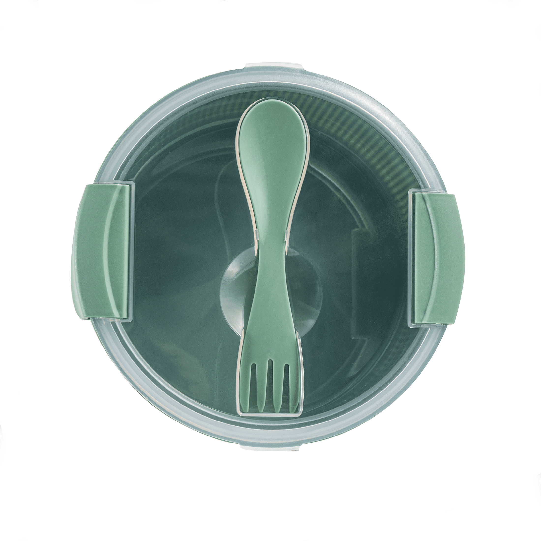 Mainstays Food Storage Container, Round, Green, 47oz Capacity