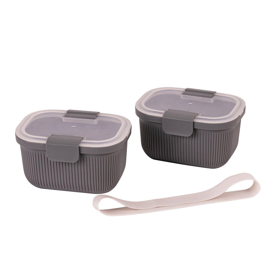 Mainstays Food Storage Container, 2PK, Grey