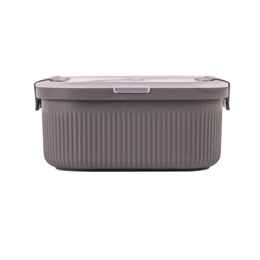 Mainstays Food Storage Container, Rectangle, Grey, 42oz Capacity