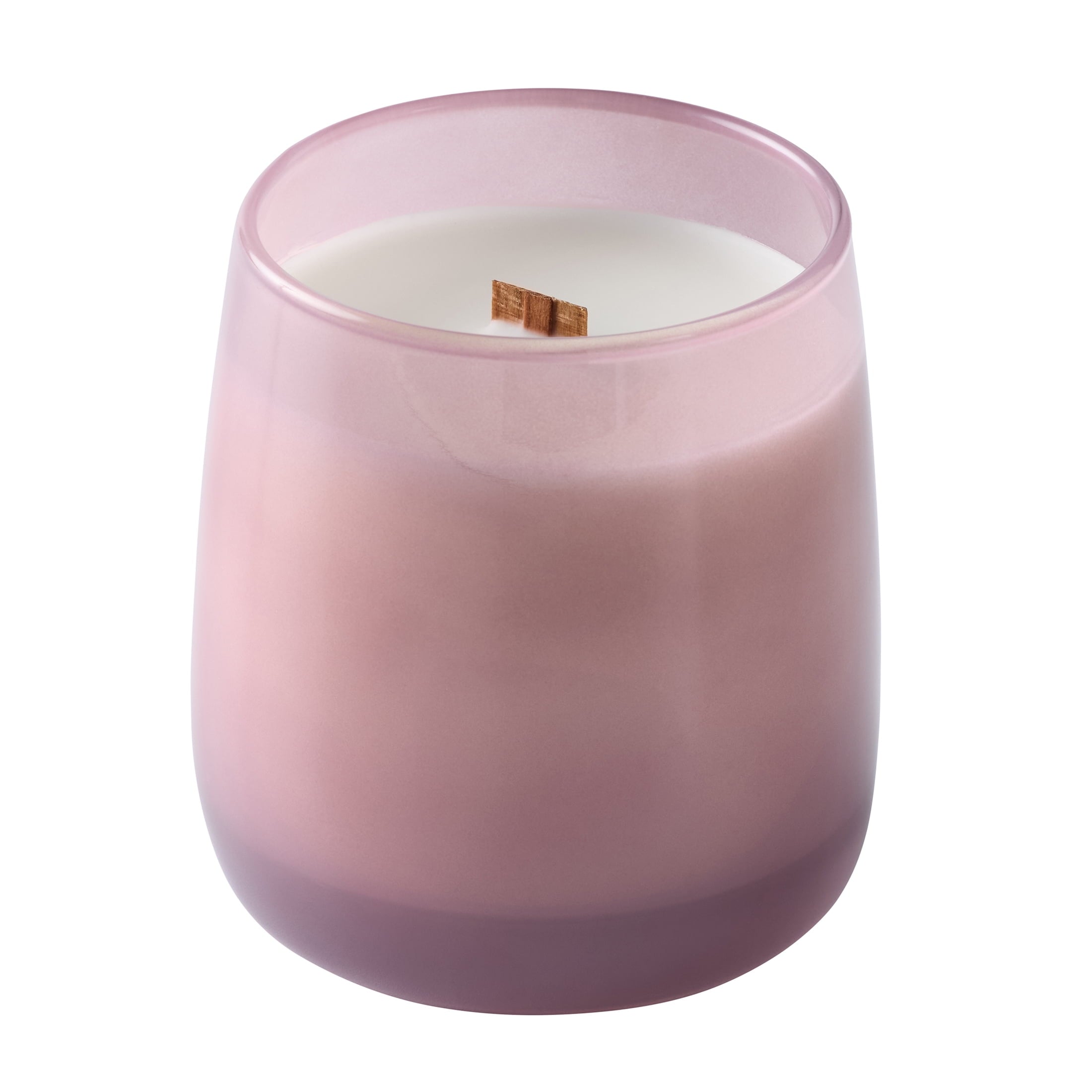 Better Homes & Gardens Intense Tobaccos Leaf and Amber Scented Wooden 1-Wick Colored Taper Jar Candle 14.5oz