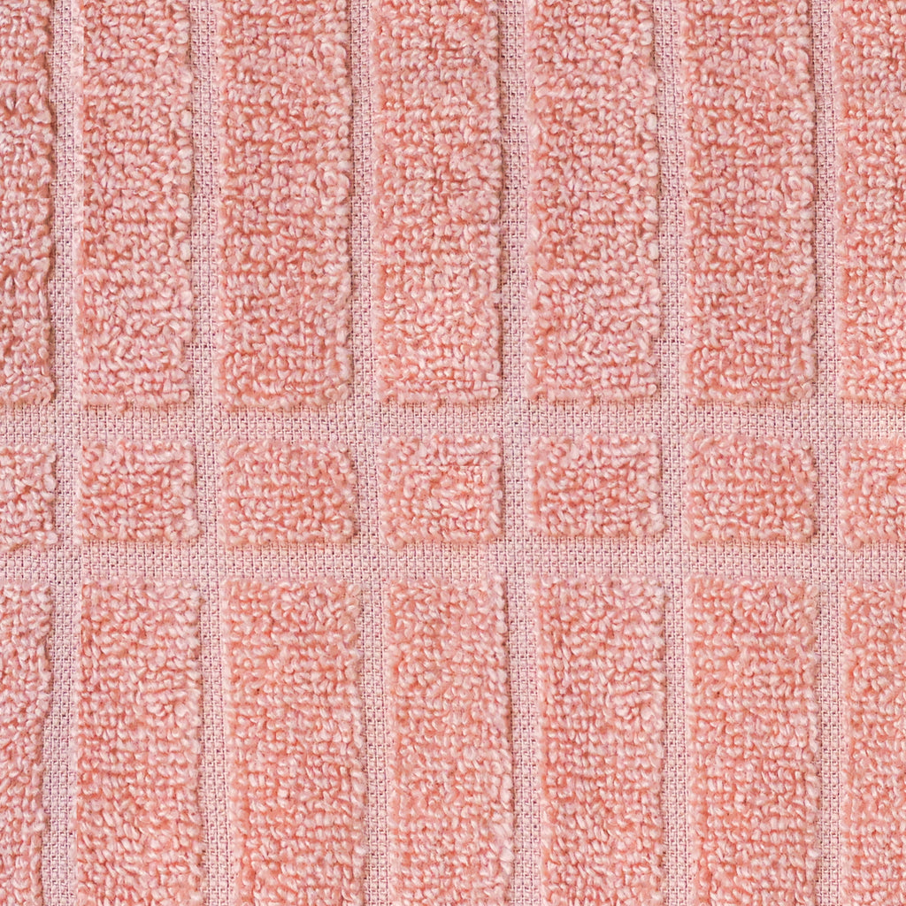 Mainstays Performance Cotton 6-Piece Bath Towel Set, Super Soft Quick Dry Fade Resistant, Textured Teracotta