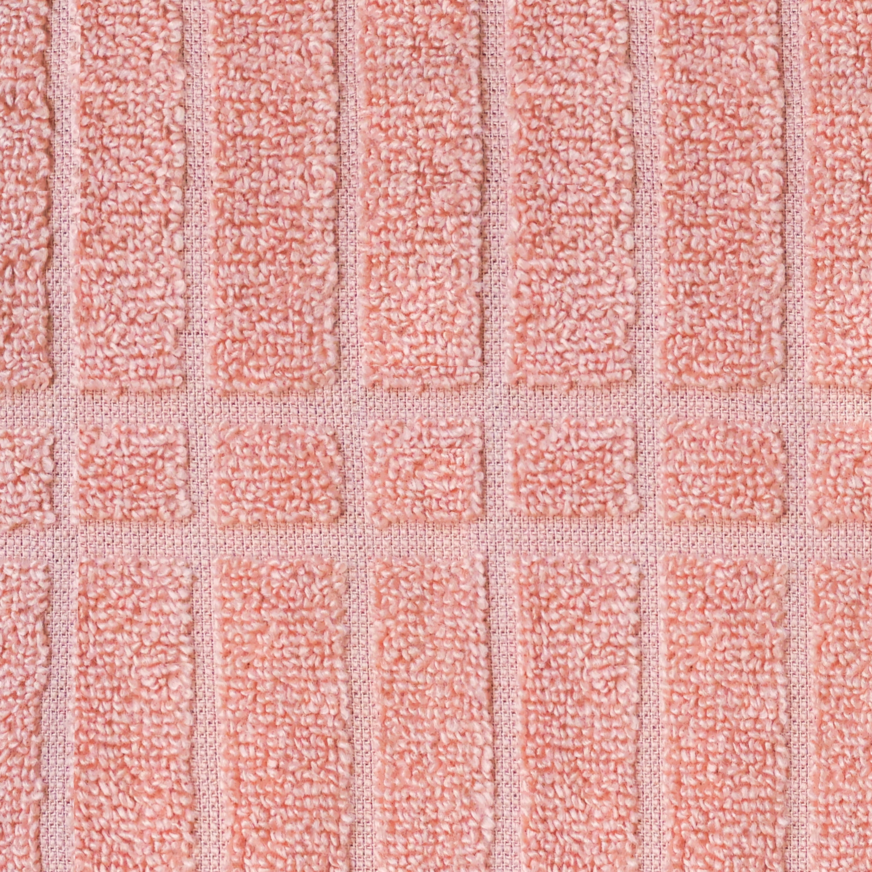 Mainstays Performance Cotton 6-Piece Bath Towel Set, Super Soft Quick Dry Fade Resistant, Textured Teracotta