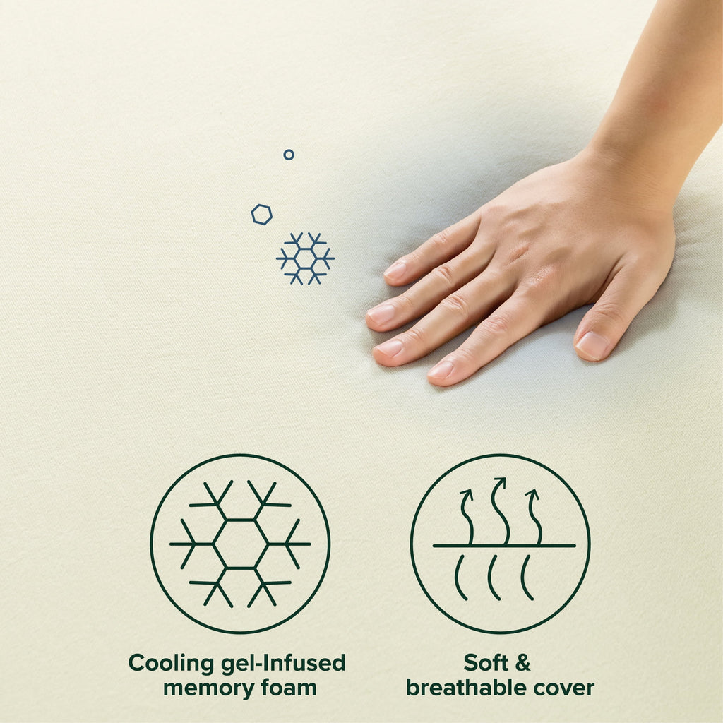Zinus Gel Airflow 10" Tight Top Memory Foam Mattress CertiPUR-US Certified, Queen
