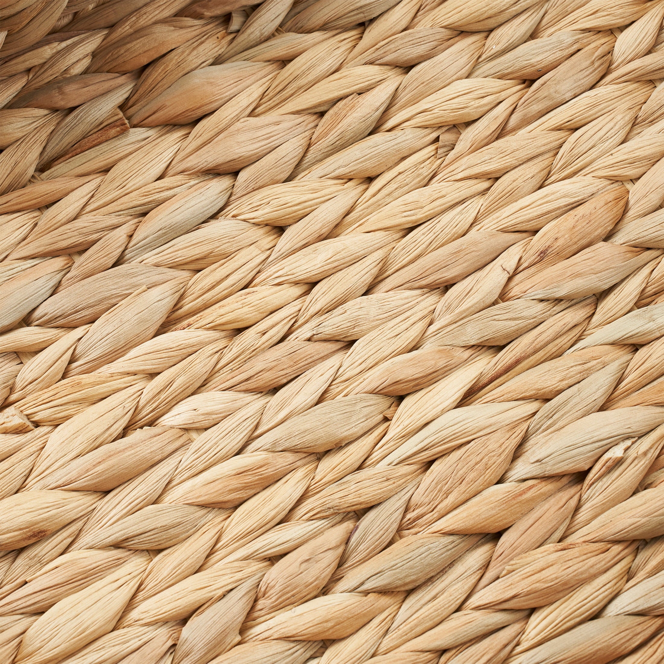 Home Decor Collection 11" x 14" Scalloped Woven Natural Water Hyacinth Tray