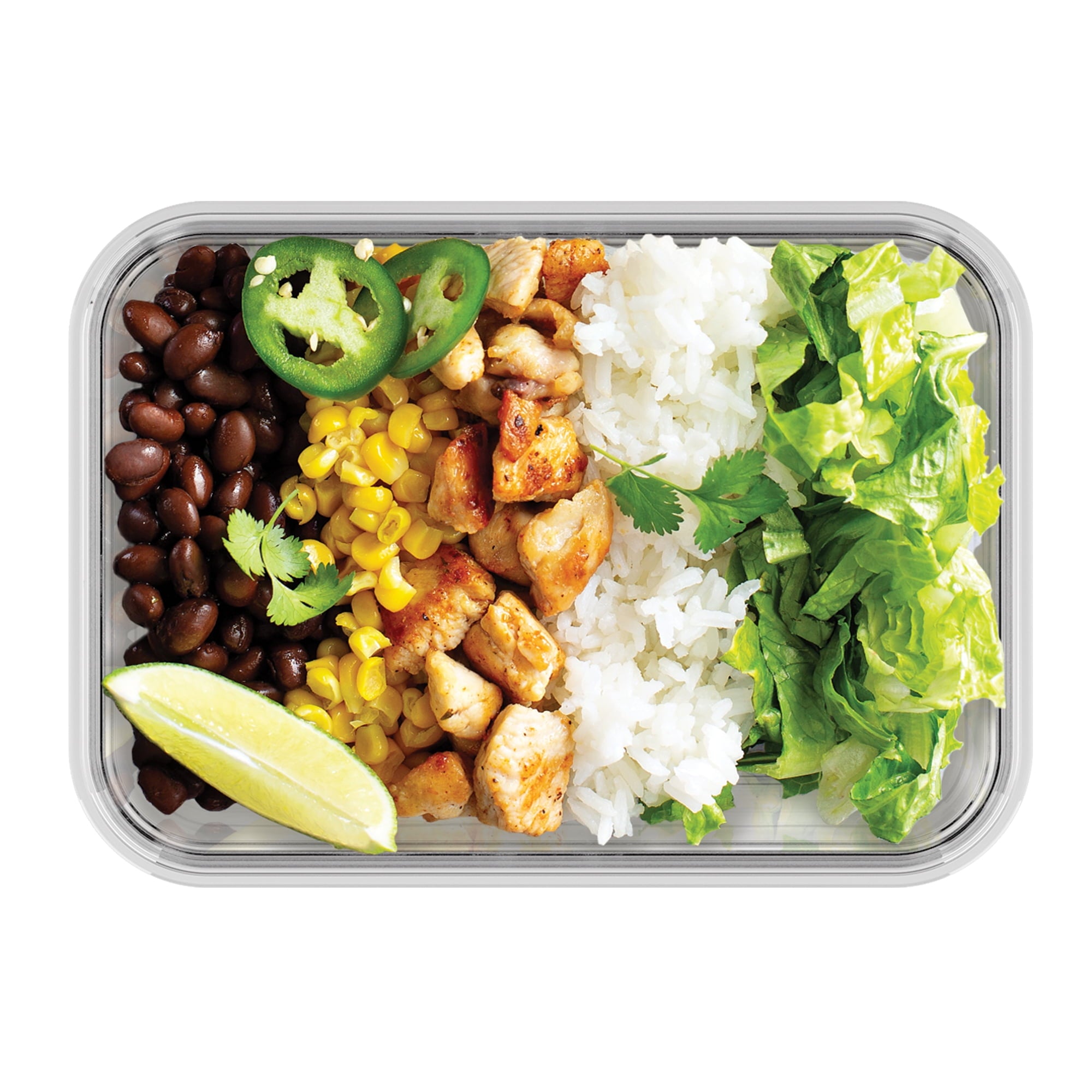 Ello Color Lock 3.4 Cup 2 Pack Glass Meal Prep Containers with Locking Lids