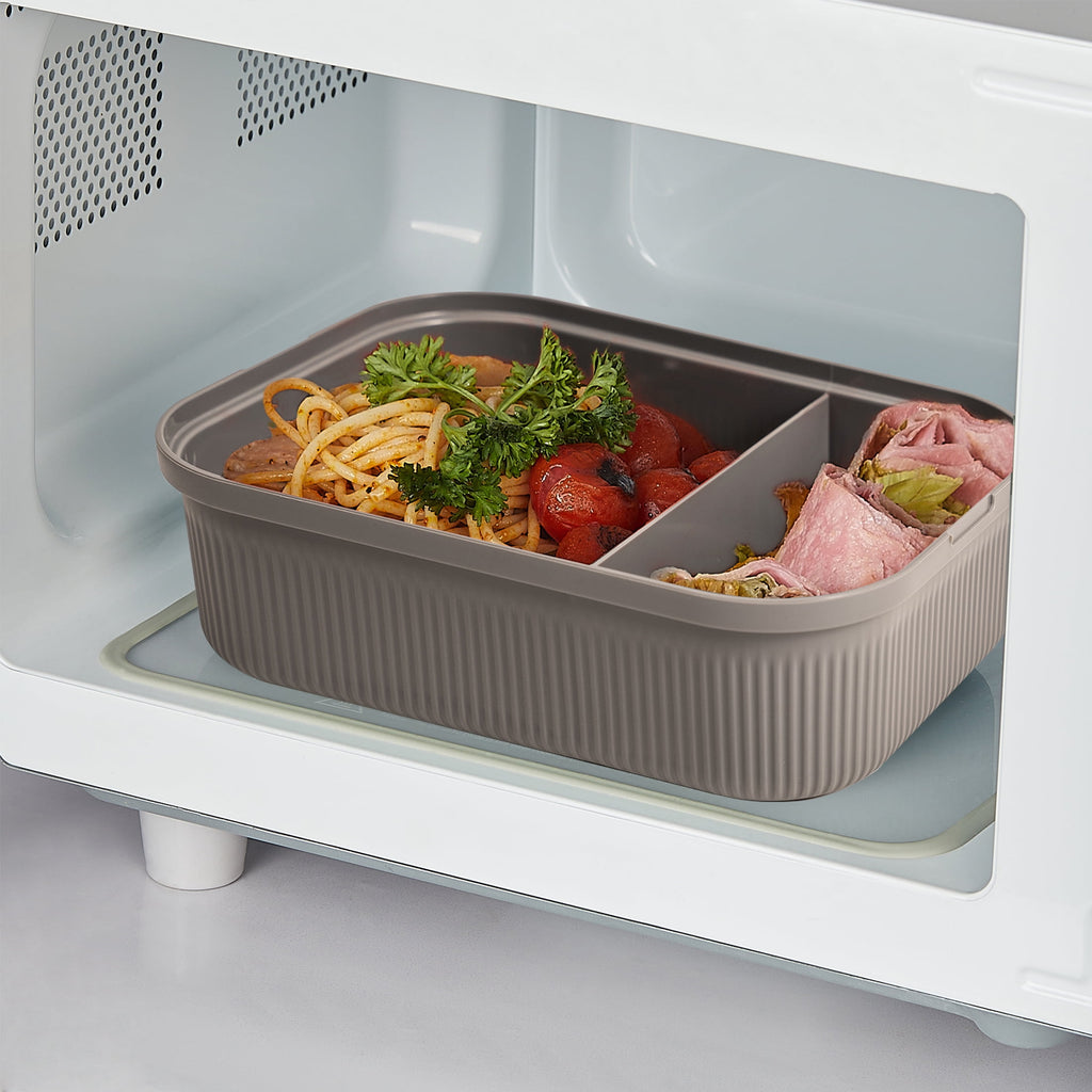 Mainstays Food Storage Container, Rectangle, Grey, 42oz Capacity