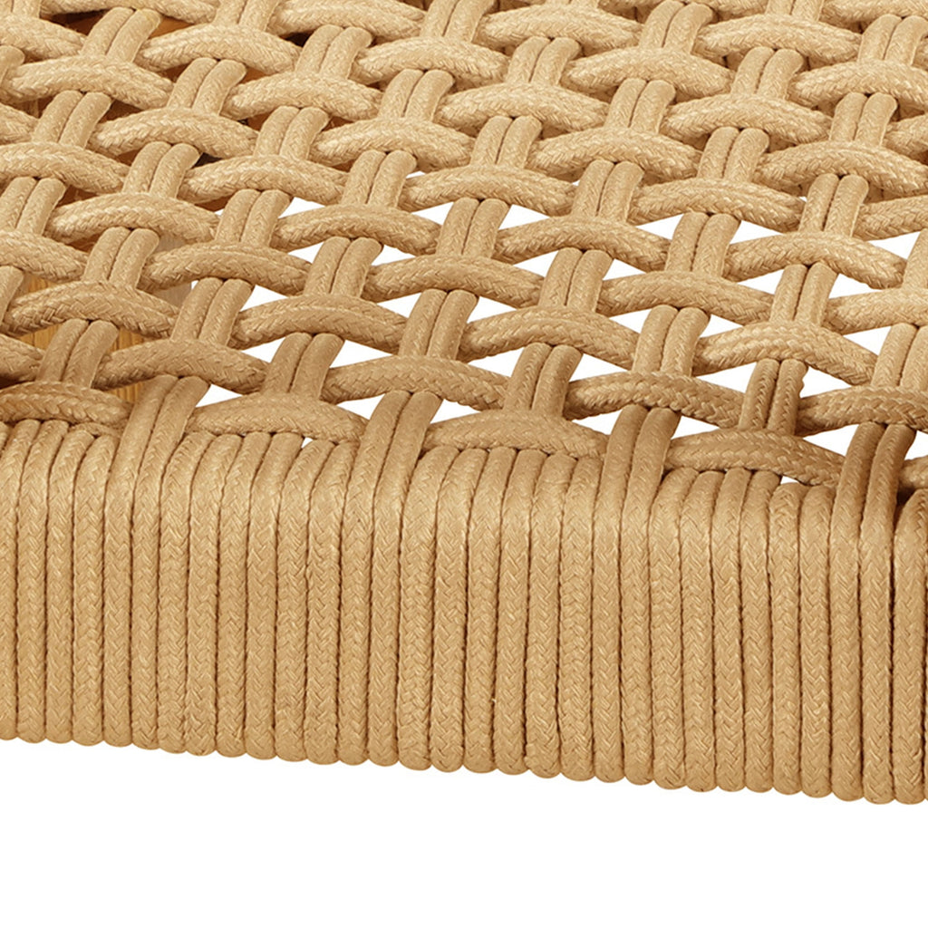 Better Homes & Gardens Vista Woven Coastal Coffee Table, Light Honey