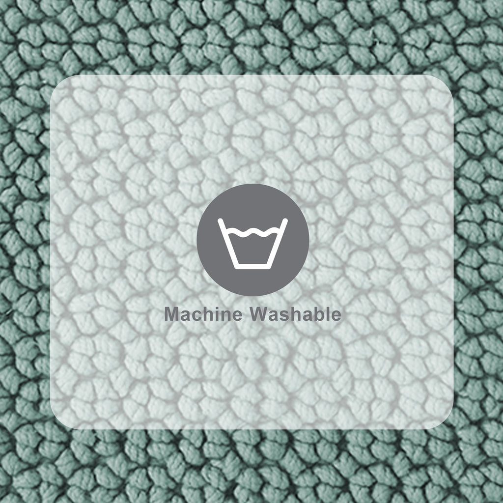 Better Homes & Gardens Signature Soft Cotton Looped Bath Mat, Green River, 20" x 34"