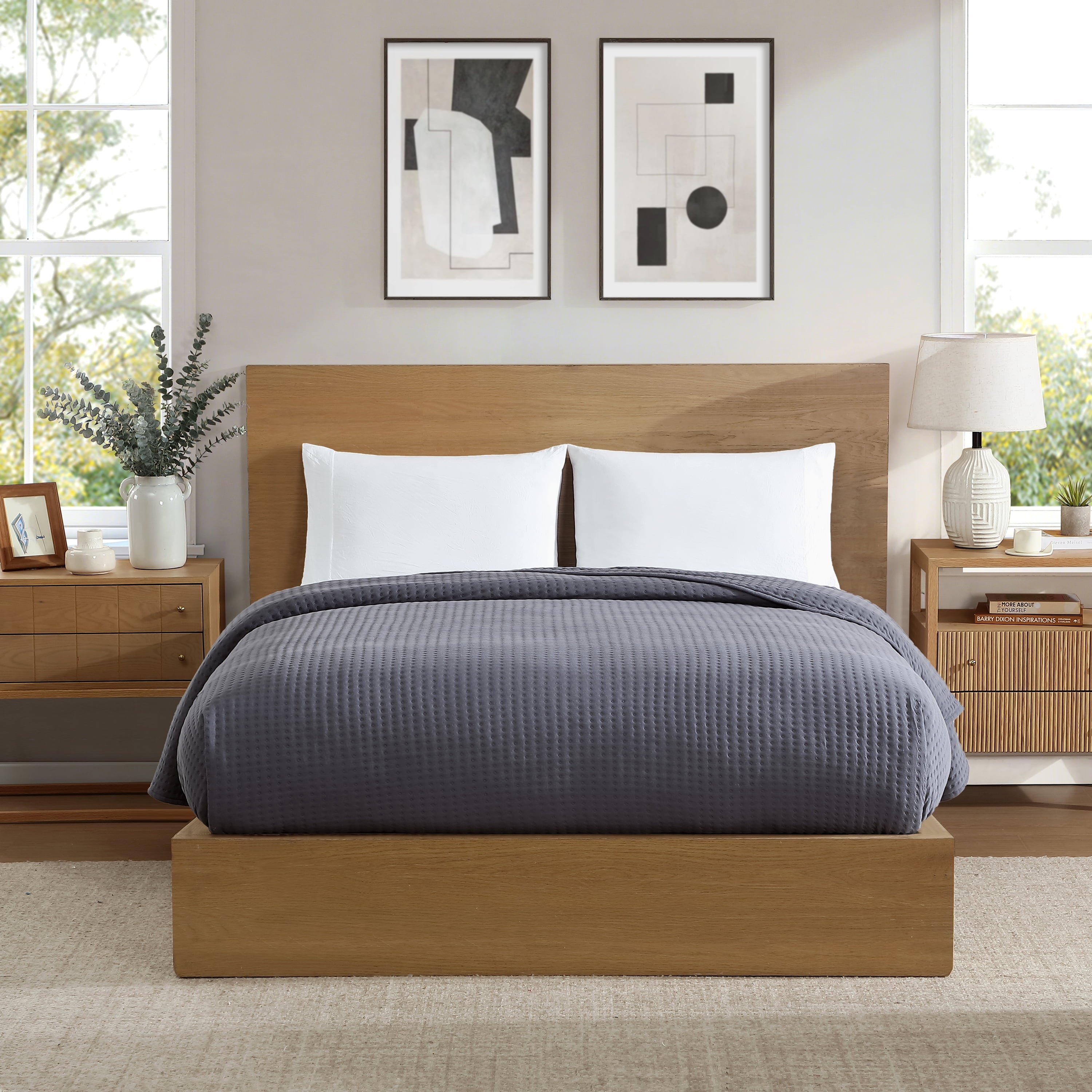 Allswell Double Knit Blanket, Hazy Purple, Full/Queen Size