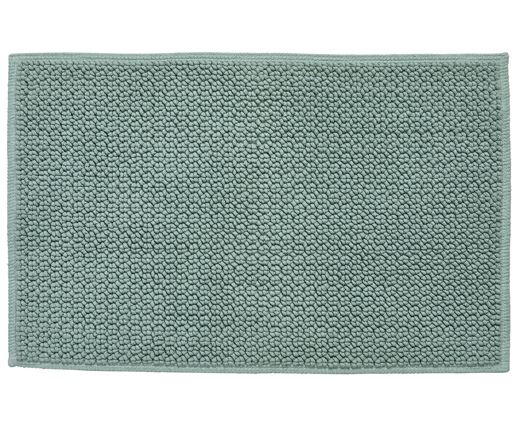 Better Homes & Gardens Signature Soft Cotton Looped Bath Mat, Green River, 20" x 34"