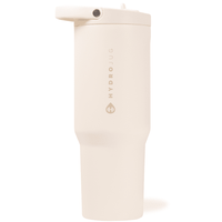 HydroJug Sport 40 oz Stainless Steel Water Bottle with Flip Straw, Insulated Leak-Proof Tumbler for Gym & Outdoor - Sage