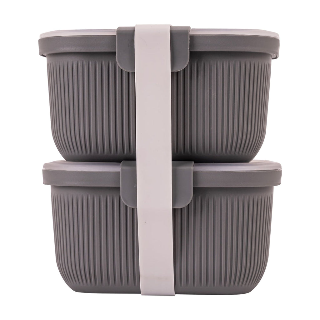 Mainstays Food Storage Container, 2PK, Grey