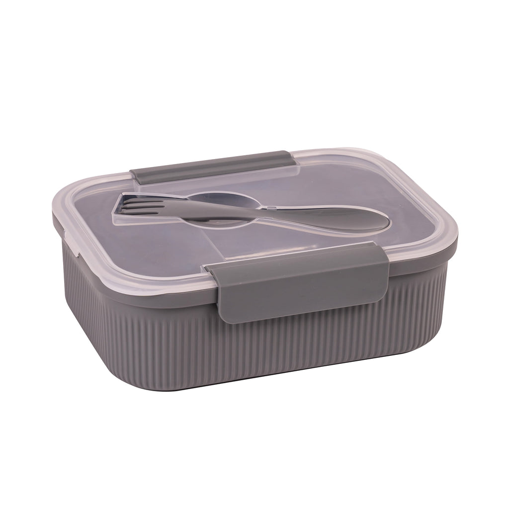 Mainstays Food Storage Container, Rectangle, Grey, 42oz Capacity