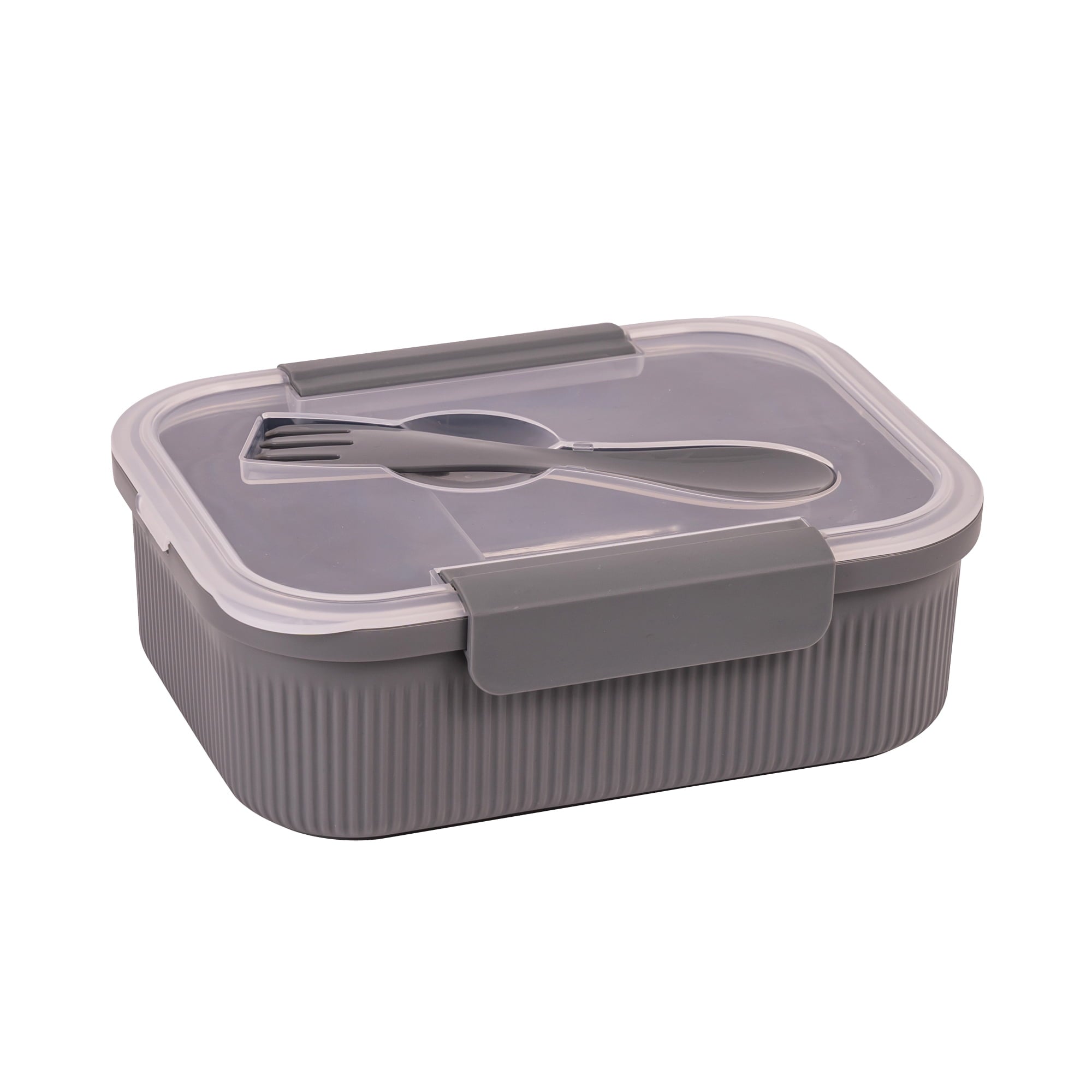 Mainstays Food Storage Container, Rectangle, Grey, 42oz Capacity