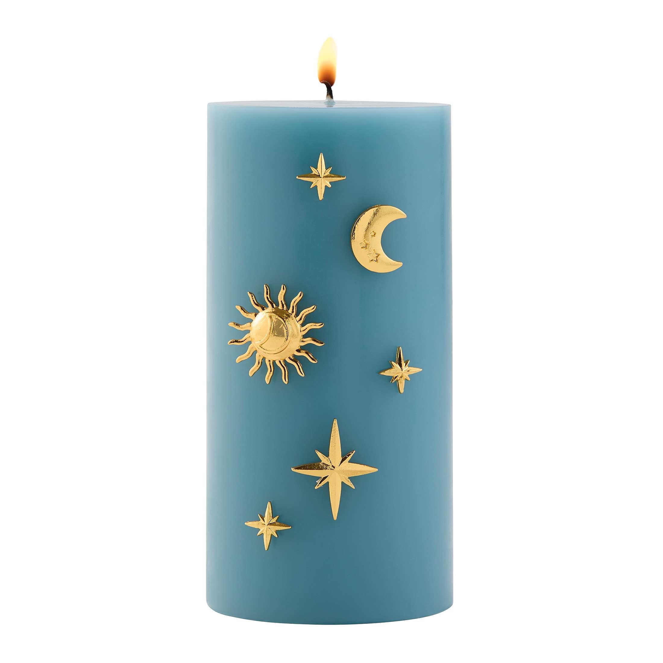 Mainstays Celestial Candle Charms 6 Piece Set for Flute, Pillar and Votive Candles