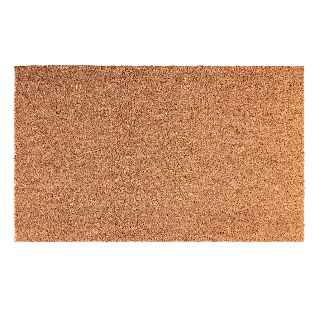 Mainstays Indoor and Outdoor Plain Coir Doormat, 18" x 30" - 1 Piece