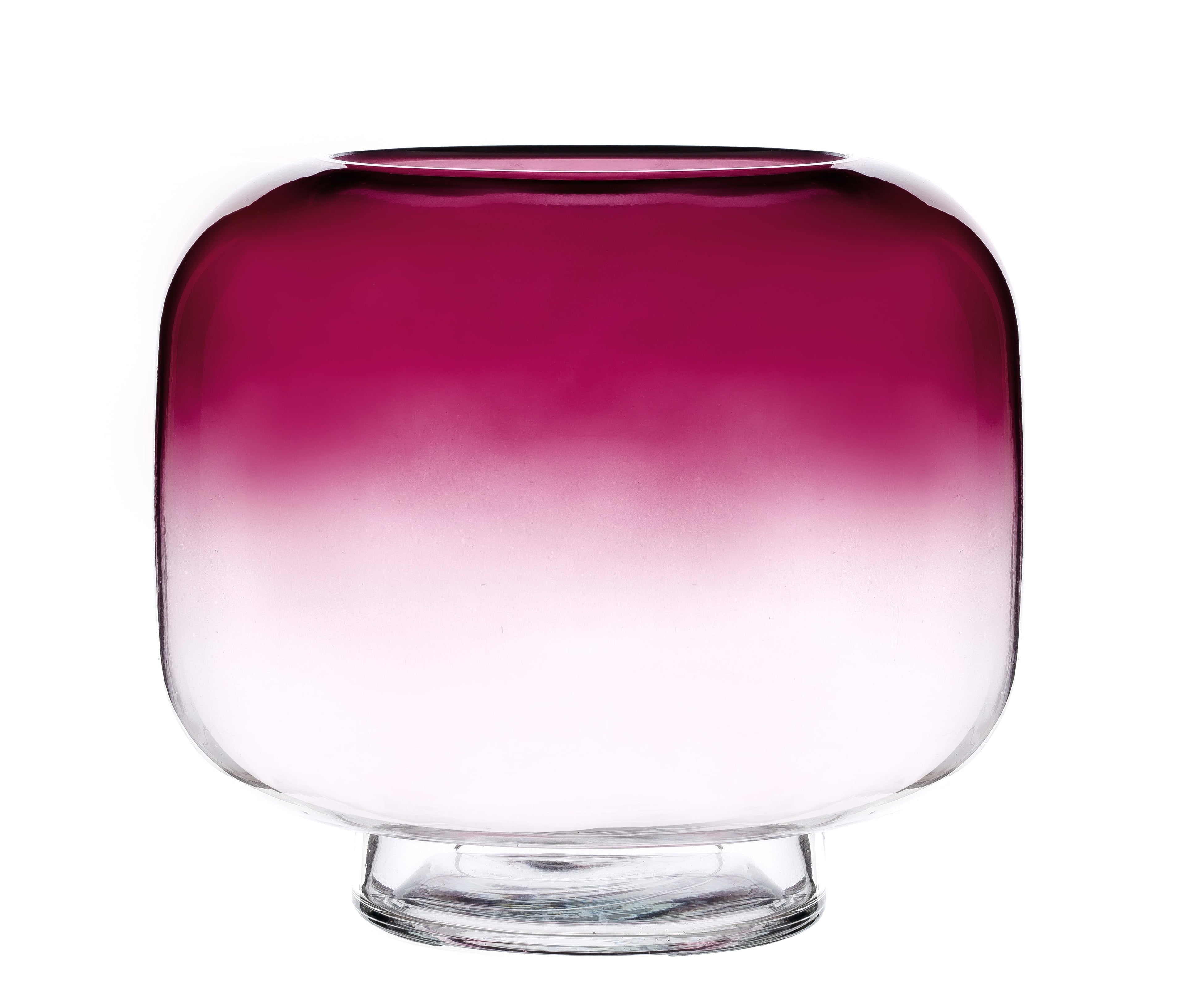 Mainstays 5.2" Smoke Ombre Glass Hurricane Pillar Candle Holder Small