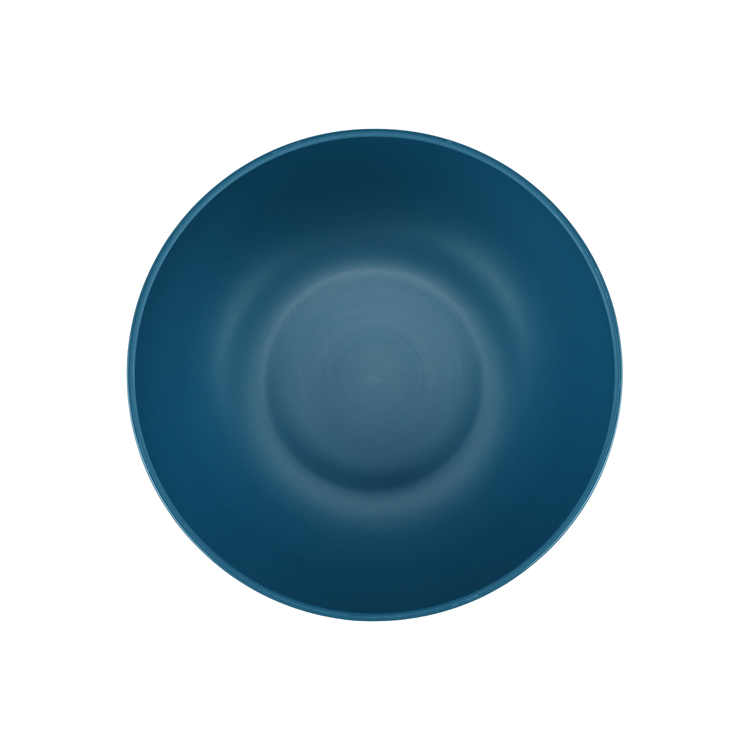 Mainstays - Navy Round Plastic Cereal Bowl, Interwoven Braided Etched, 38-Ounce