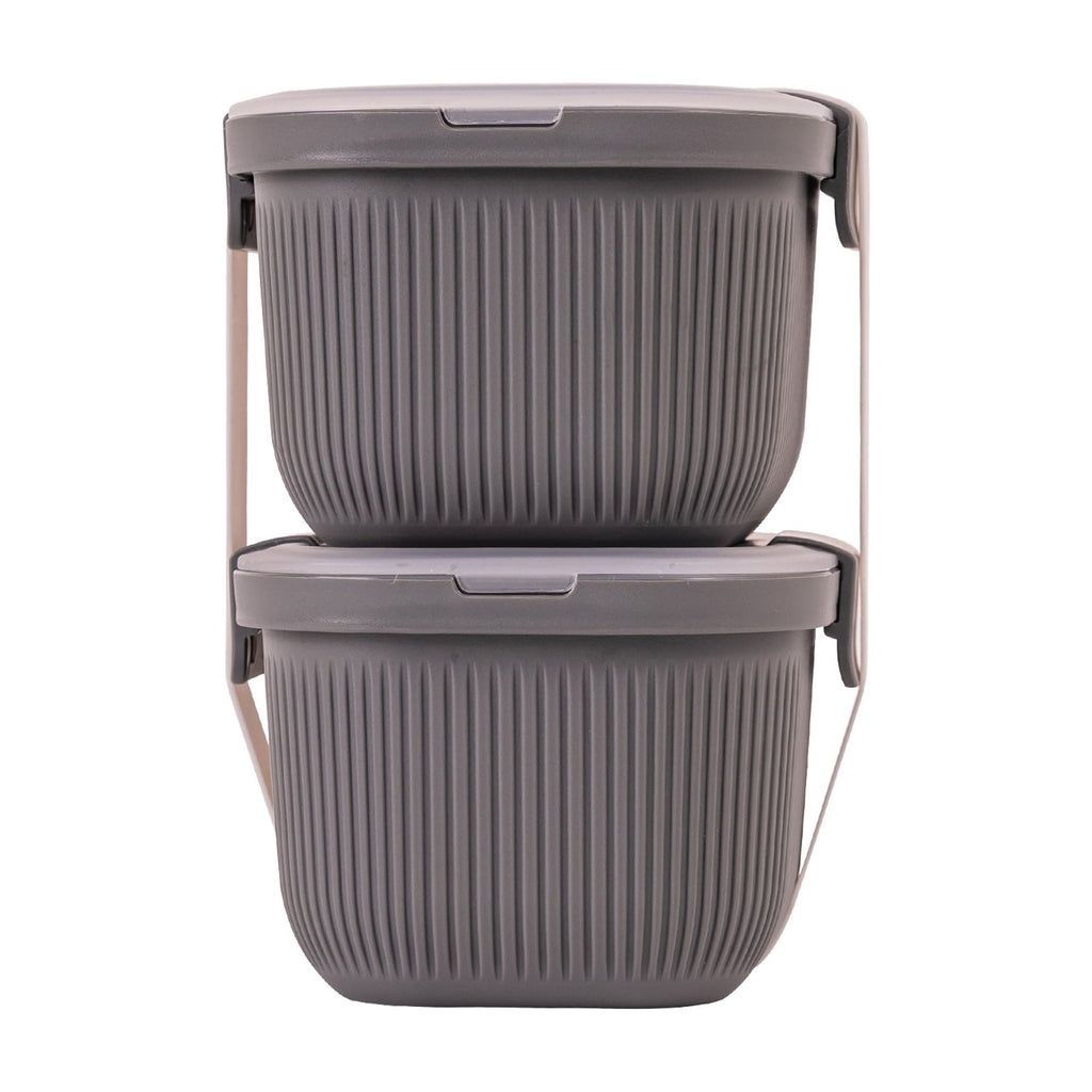 Mainstays Food Storage Container, 2PK, Grey