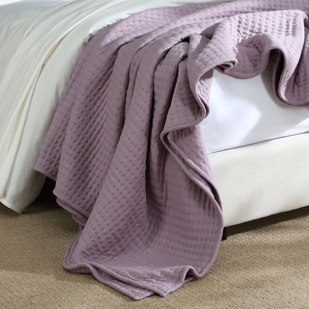 Allswell Double Knit Blanket, Hazy Purple, Full/Queen Size
