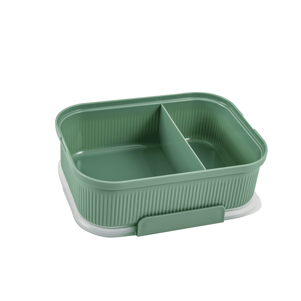Mainstays Food Storage Container, Rectangle, Green, 42oz Capacity