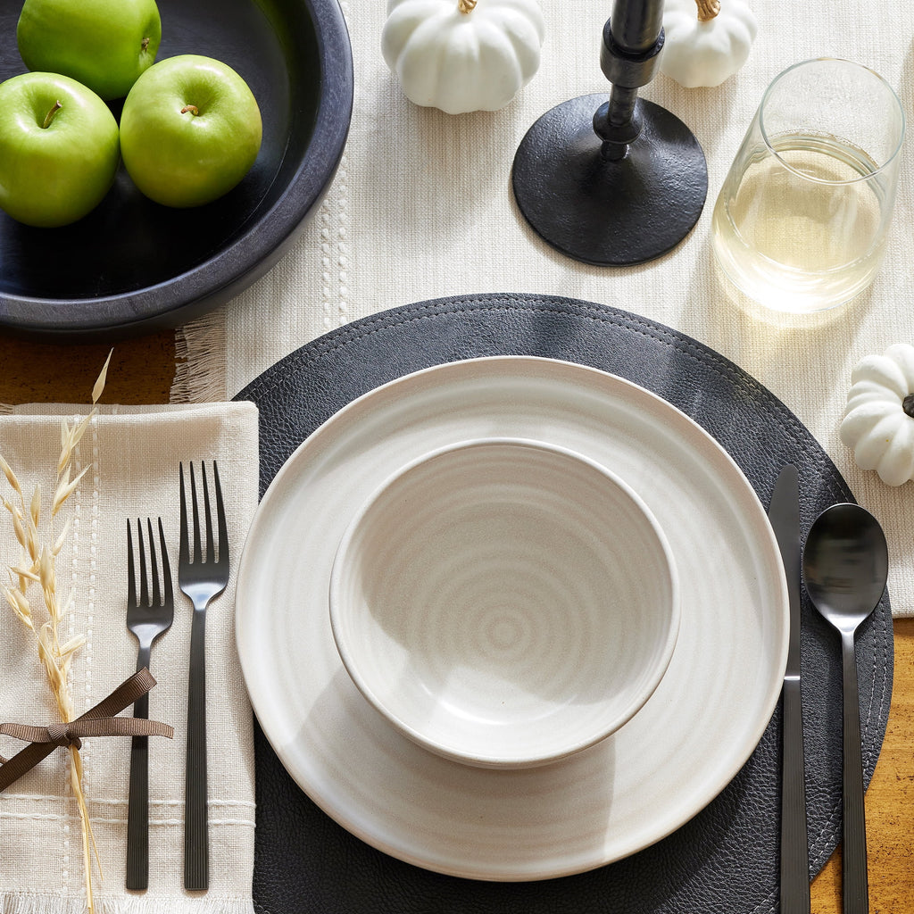 Better Homes & Gardens 20-Piece Black Stainless Steel Flatware Set (Service for 4)