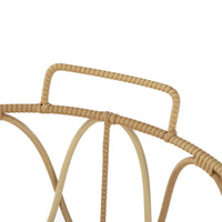 Better Homes & Gardens Extra Large Brown Poly Rattan Storage Baskets with Handles, Set of 2